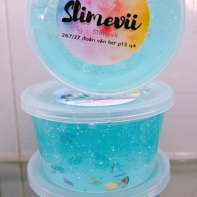 Slime trong nước thanh lọc