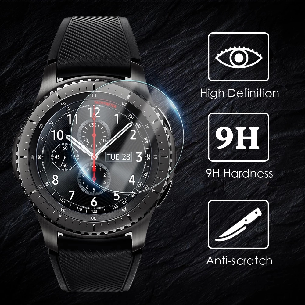 2 Kính cường lực màn hình đồng hồ thông minh JANSIN 2.5D 9H bảo vệ chống xước cho Huawei Watch GT 2 Pro