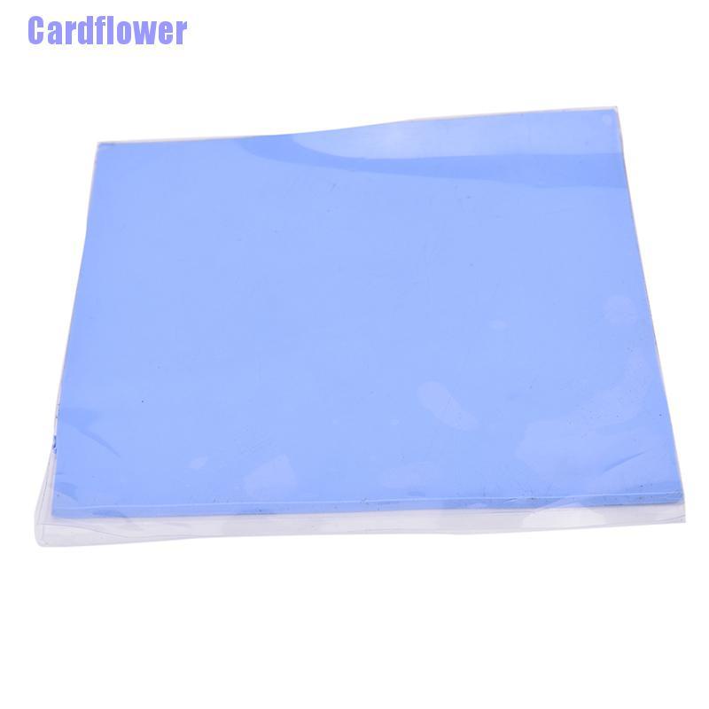 (Hàng Mới Về) Tấm Tản Nhiệt Làm Mát Cpu Bằng Silicon Màu Xanh Dương 100mm X 100mm X 2mm | BigBuy360 - bigbuy360.vn