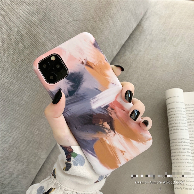 Ốp Lưng Họa Tiết Tranh Sơn Dầu Cho Iphone11Promax / Xr Apple Xs / 8 / 7plus 6s Iphone12 / 12proins | BigBuy360 - bigbuy360.vn