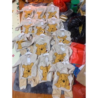 Set bộ nỉ bông gấu pooh
