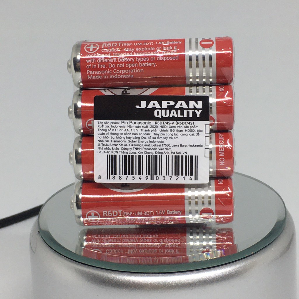 [GIÁ HUỶ DIỆT] Bộ 4 pin AA Panasonic chất lượng Nhật Bản