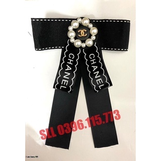 Nơ tag cài🎀 áo đính đá cao cấp đen ( ảnh, video thật)