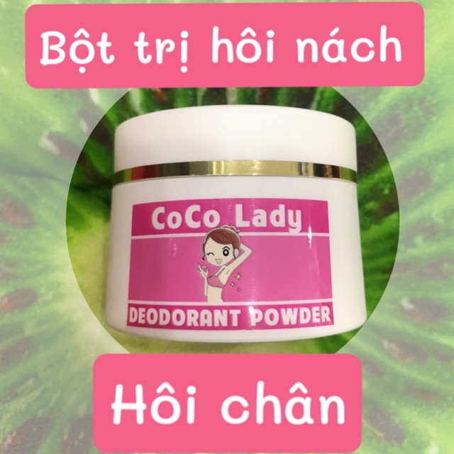 Bột khử mùi hôi nách hôi chân COCO LADY