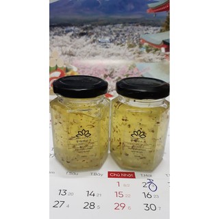 Bộ 2 Mặt nạ ngủ tổ yến tươi Collagen - hoa mộc (tặng kèm cọ quét mặt nạ)