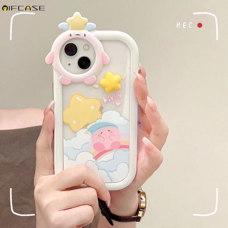 Ốp Điện Thoại Họa Tiết Hoạt Hình Đám Mây / Cầu Vồng / Ngôi Sao / Đám Mây Cho iPhone 13 12 11 Pro Max