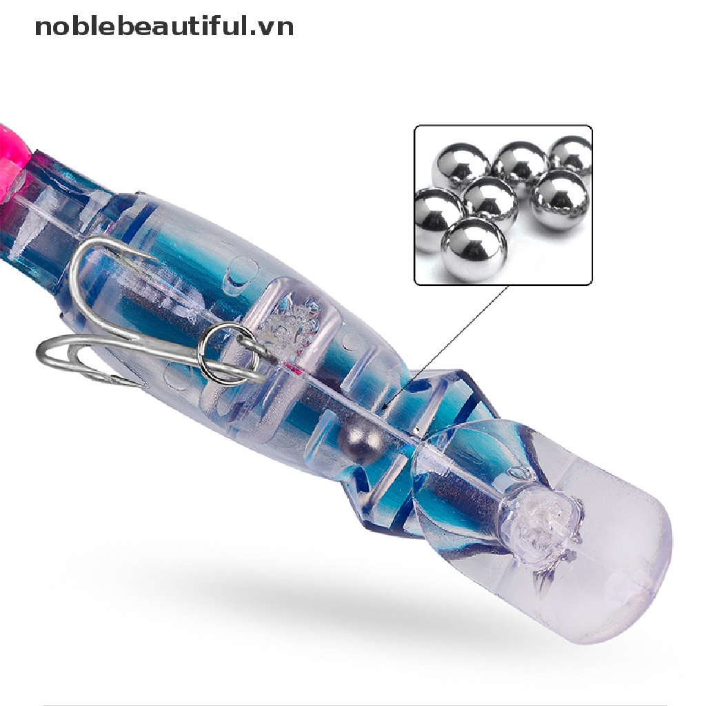 Mồi Câu Cá Giả Hình Mực Bằng Nhựa 10cm