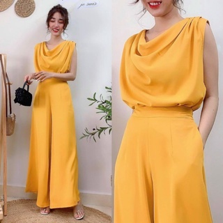 Sét quần ống rộng cổ đổ hách chân siêu đẹp