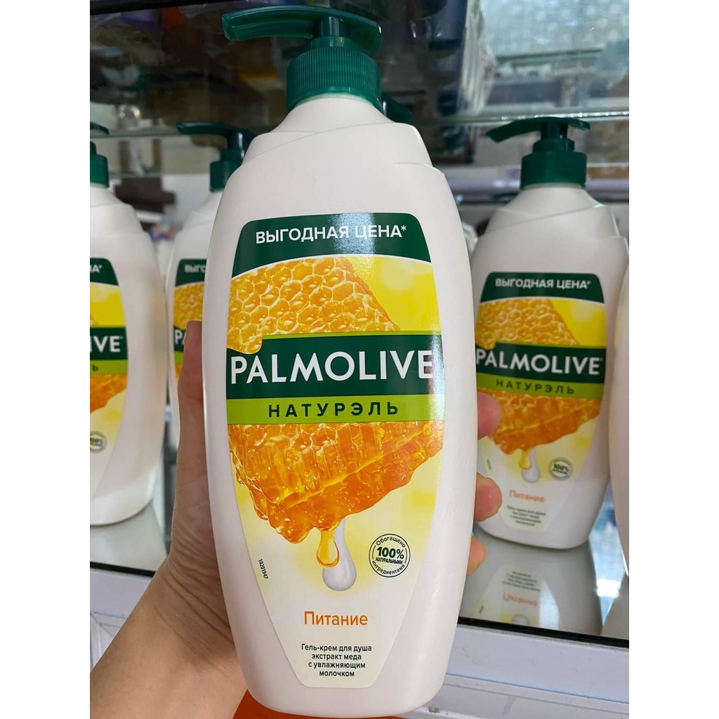 Sữa tắm Palmolive mật ong Nga (750ml): cấp ẩm, trắng da