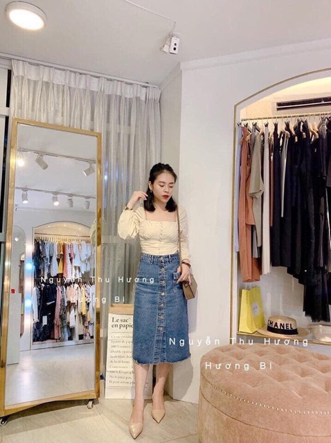 Áo chun cúc bọc HotHit