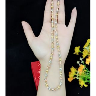 Dây chuyền bi xi 3 màu cao cấp