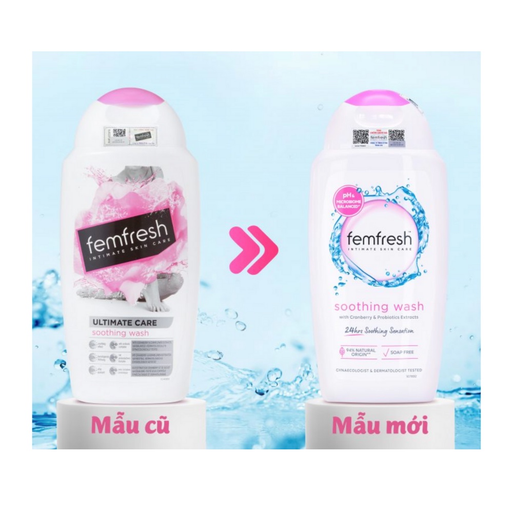 Dung dịch vệ sinh phụ nữ Femfresh Daily Intimate Wash 250ml