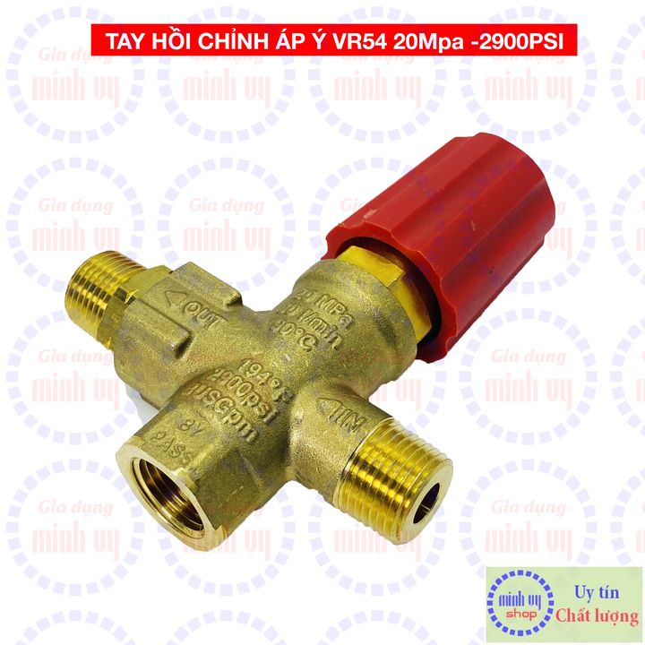 Tay hồi chỉnh áp tự động của Ý VR54 áp lực cho phép 20Mpa 2900psi - lưu lượng 30 lit/phút