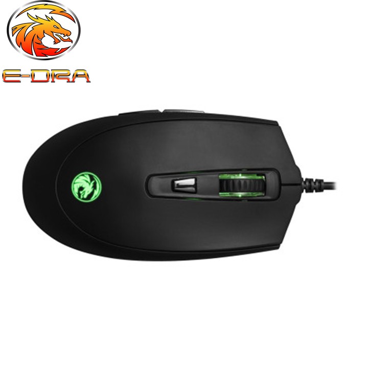 [Mã SKAMPUSHA7 giảm 8% đơn 250k]Chuột chơi game E-Dra EM614 Optical USB Black-Hàng Chính Hãng