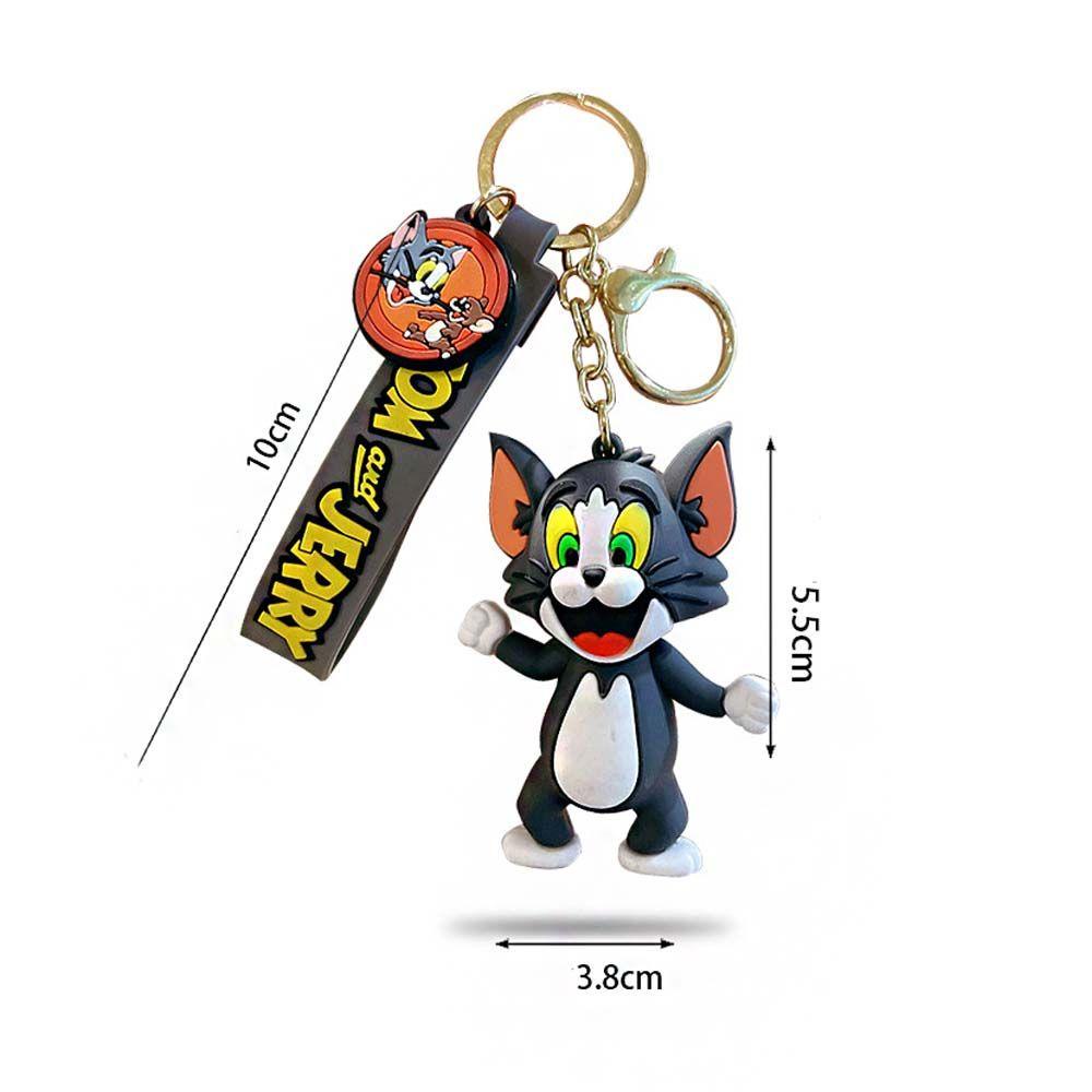 Móc Khóa Hình Búp Bê Hoạt Hình Tom &amp; Jerry Dễ Thương