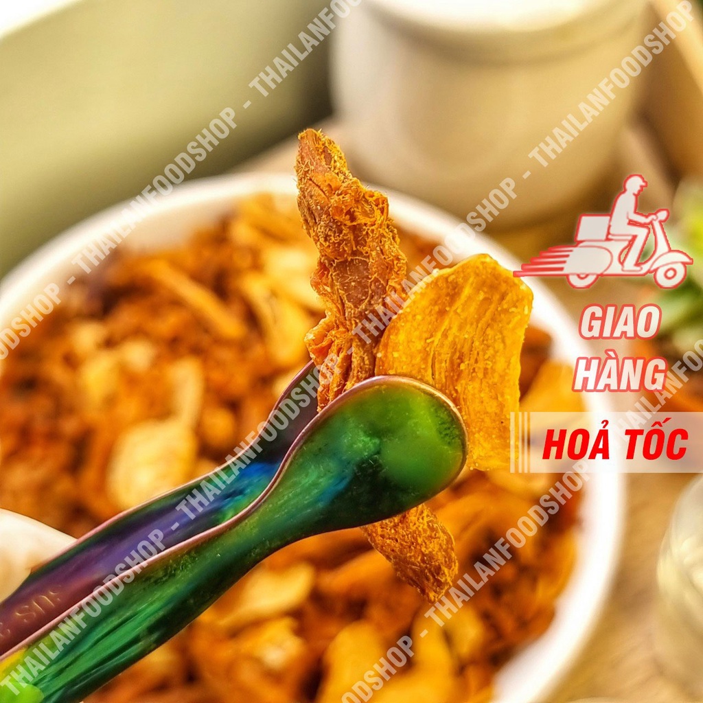 Khô Heo Cháy Tỏi Lon 300gr
