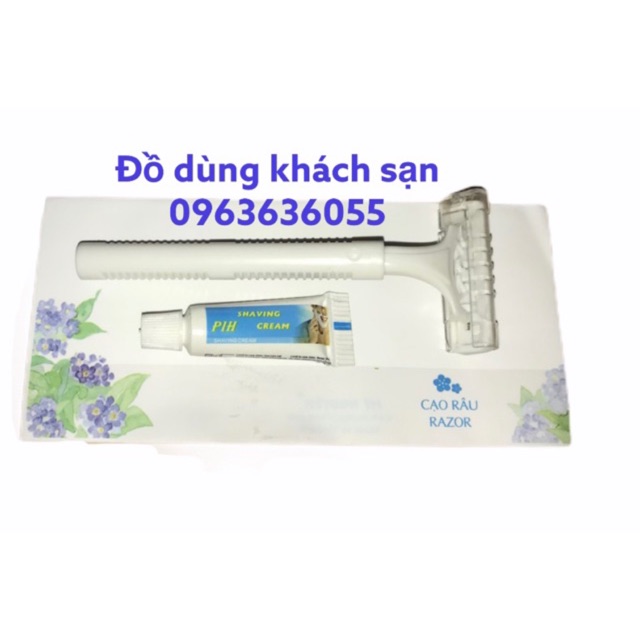 100 dao cạo không kem khách sạn