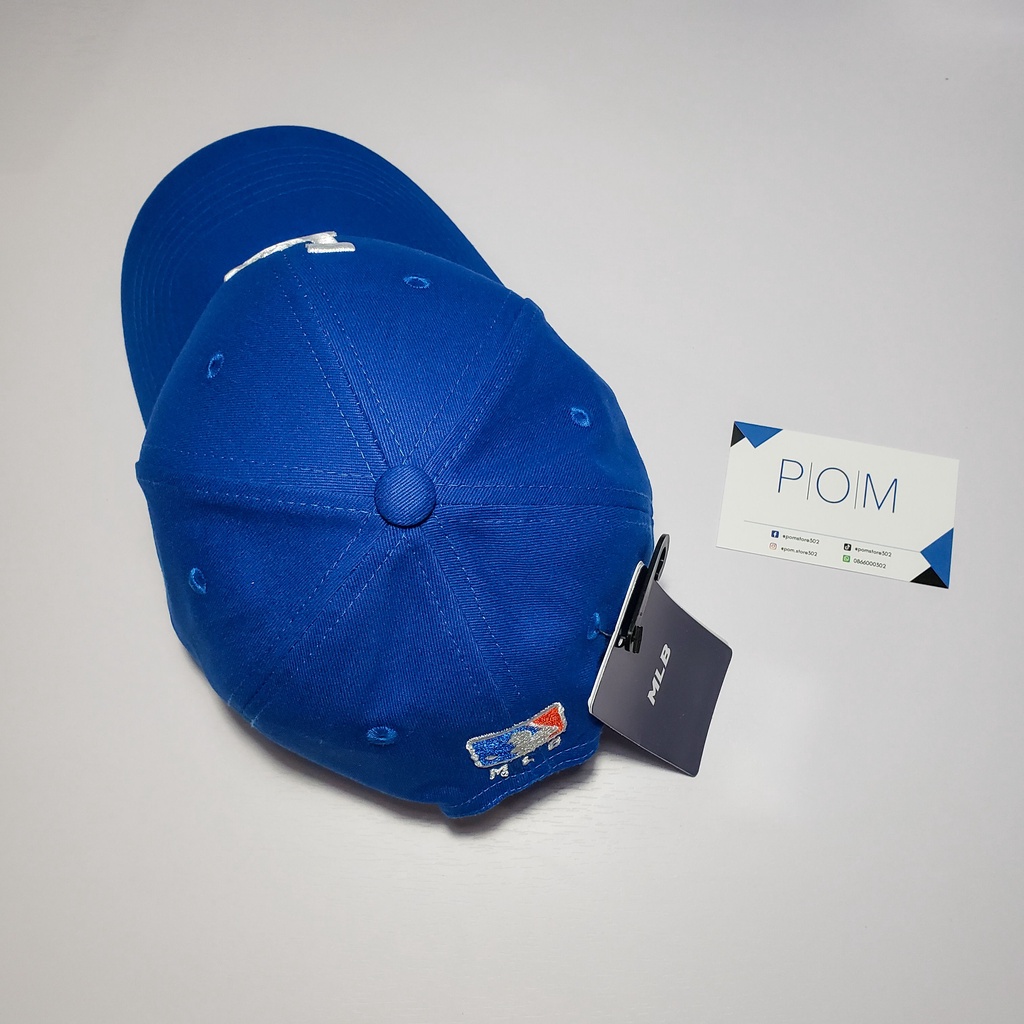 Mũ lưỡi trai M.L.B mũ LA Ball Cap Xanh Dương nón lưỡi trai LA - Pom Store