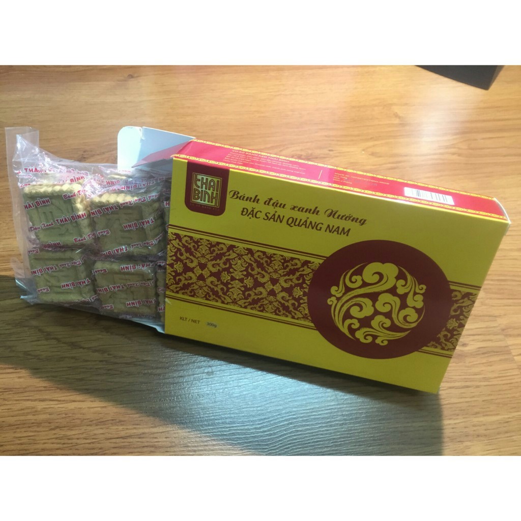 Bánh đậu xanh nướng Thái Bình gói lớn 300g