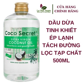 Dầu dừa tinh khiết Coco Secret Lọ 500ml - Mua Kèm Hấp Dẫn - Khỏe Đẹp Từ Trong Ra thumbnail