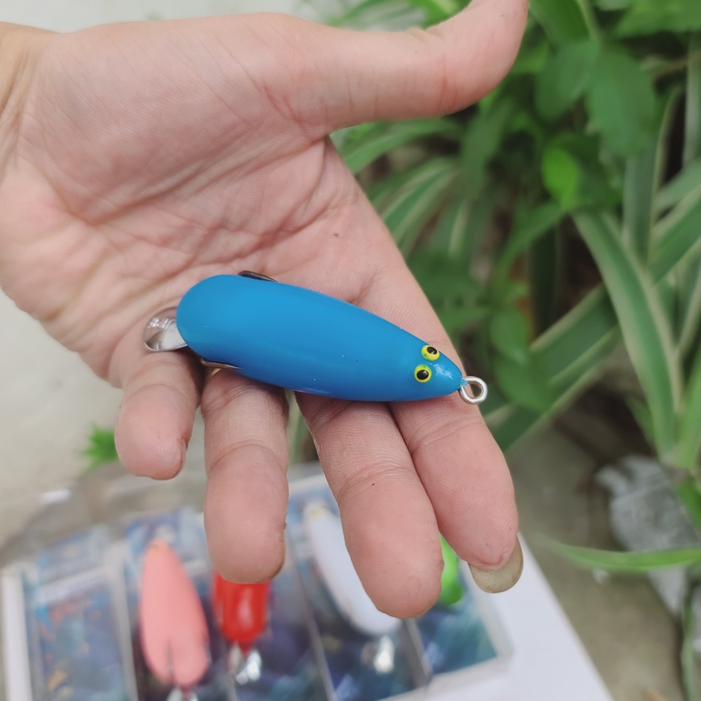 Mồi Câu Lure Nhái Hơi Nhái Nhấp S68 mồi câu lure