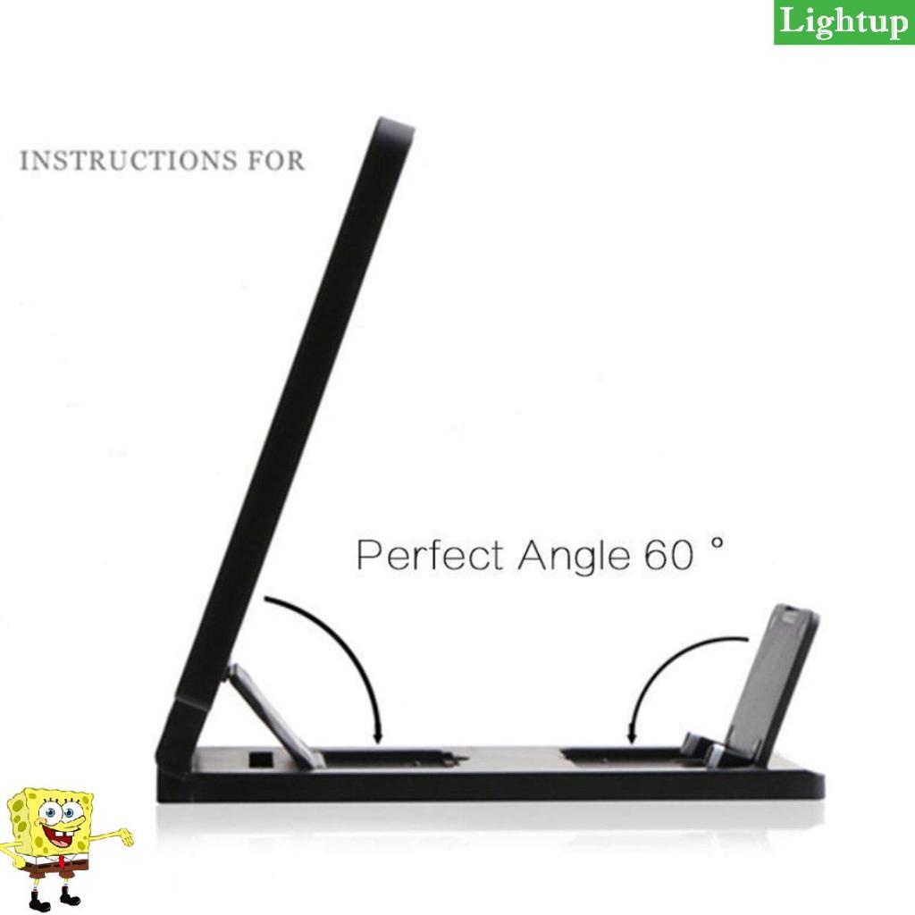 Bộ khuếch đại màn hình 3D Điện thoại di động Chân đế màn hình lúp Giá đỡ khuếch đại