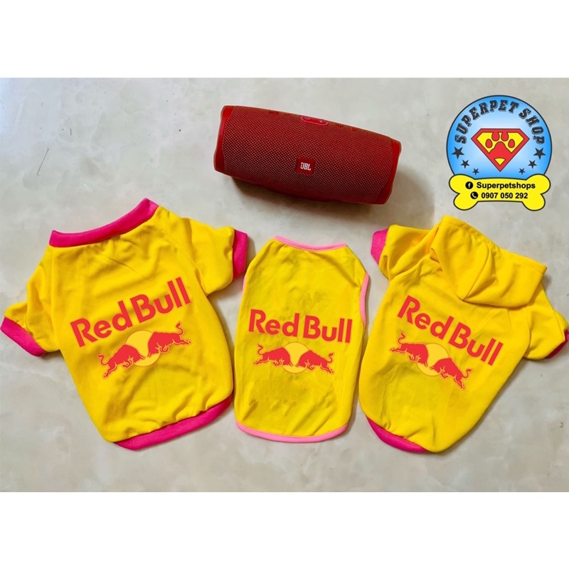 ÁO THÚ CƯNG RED BULL VÀNG SIÊU XINH GIÁ RẺ