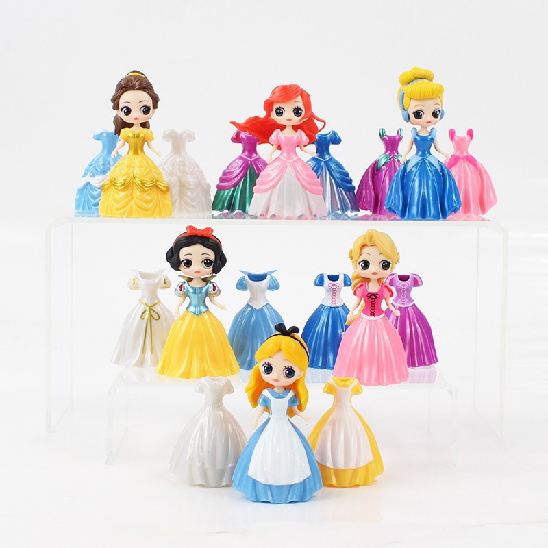 : Bộ Đồ Chơi Mô Hình  Nhân Vật Về Các Nàng Công Chúa Disney Nổi Tiếng