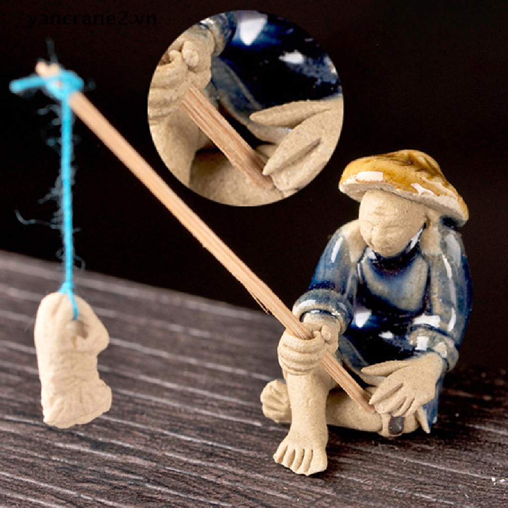 Tượng Câu Cá Bằng Nhựa resin Trang Trí Sân Vườn Ngoài Trời