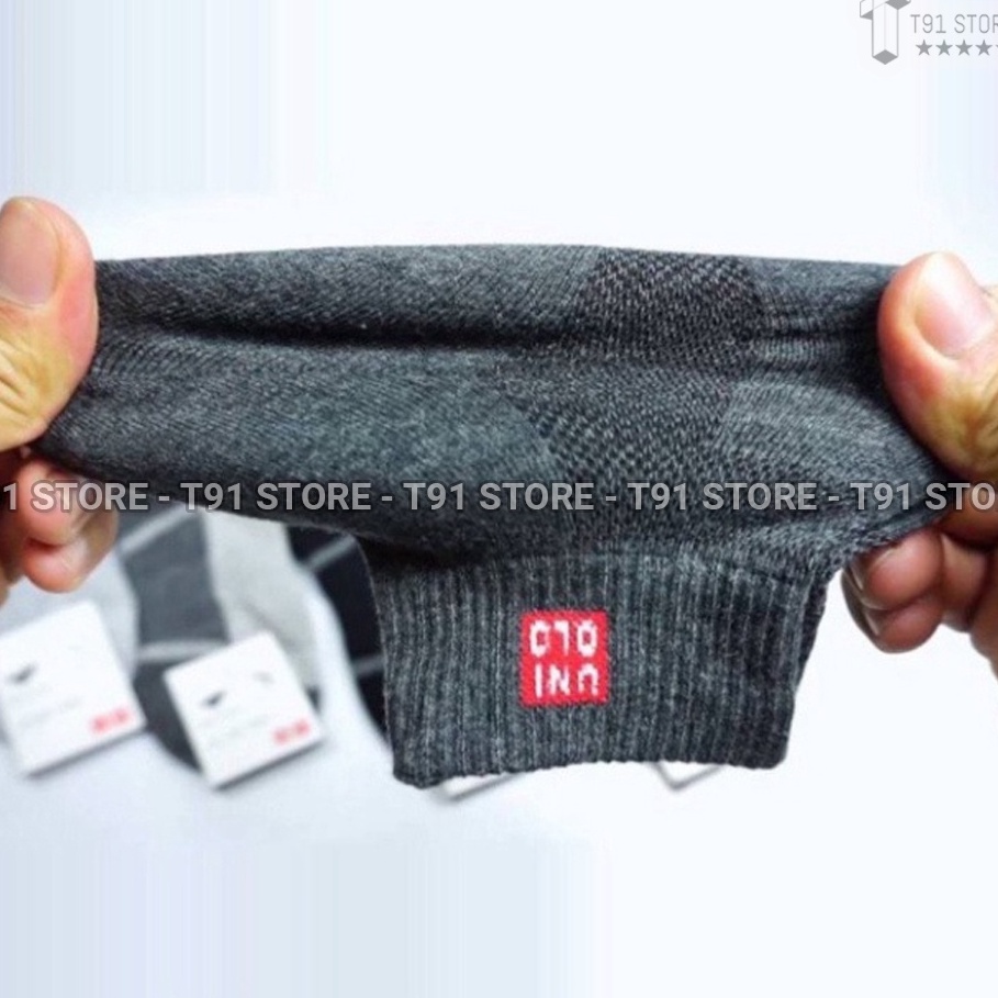 Tất nam cổ ngắn chất cotton - Hàng cao cấp - Kháng khuẩn , khử mùi, co giãn tốt