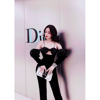 jum tay phồng nơ ống ôm