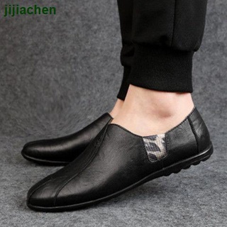Giày lười da pu phong cách Hàn Quốc cho nam