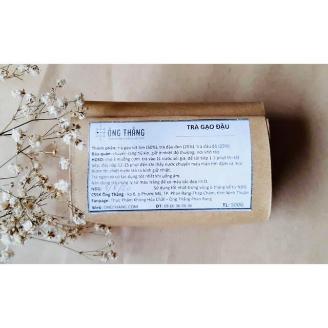 Trà Gạo Đậu Ông Thắng 500g