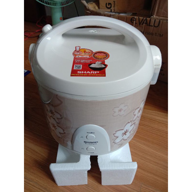 Nồi cơm điện Sharp 1.8 lít KS-N191ETV sản xuất tại THÁI LAN