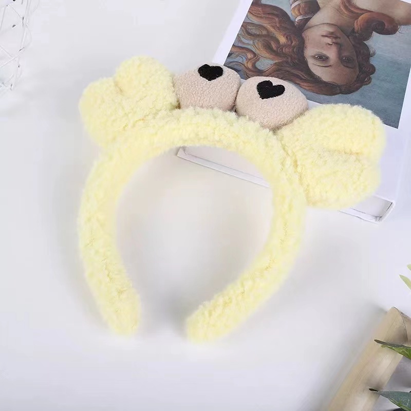 Băng Đô Rửa Mặt Phối Lông Nhiều Kiểu Dáng Dễ Thương