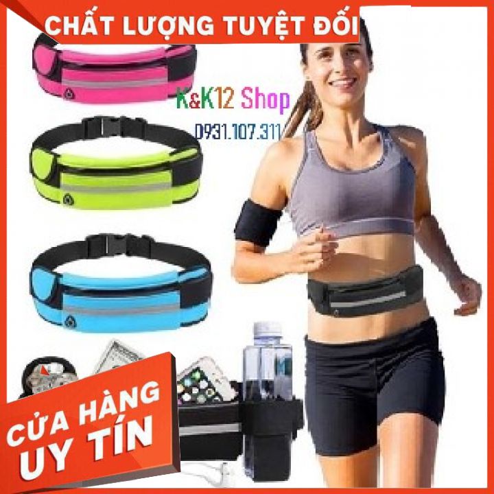 Túi bao tử. Túi đeo thể thao chạy bộ tiện lợi. Túi  thể thao đeo hông chống nước, túi đeo eo đựng điện thoại.