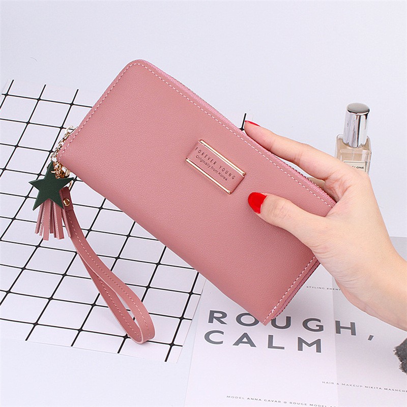 VÍ FOREVER YOUNG dáng dài kèm dây | BigBuy360 - bigbuy360.vn