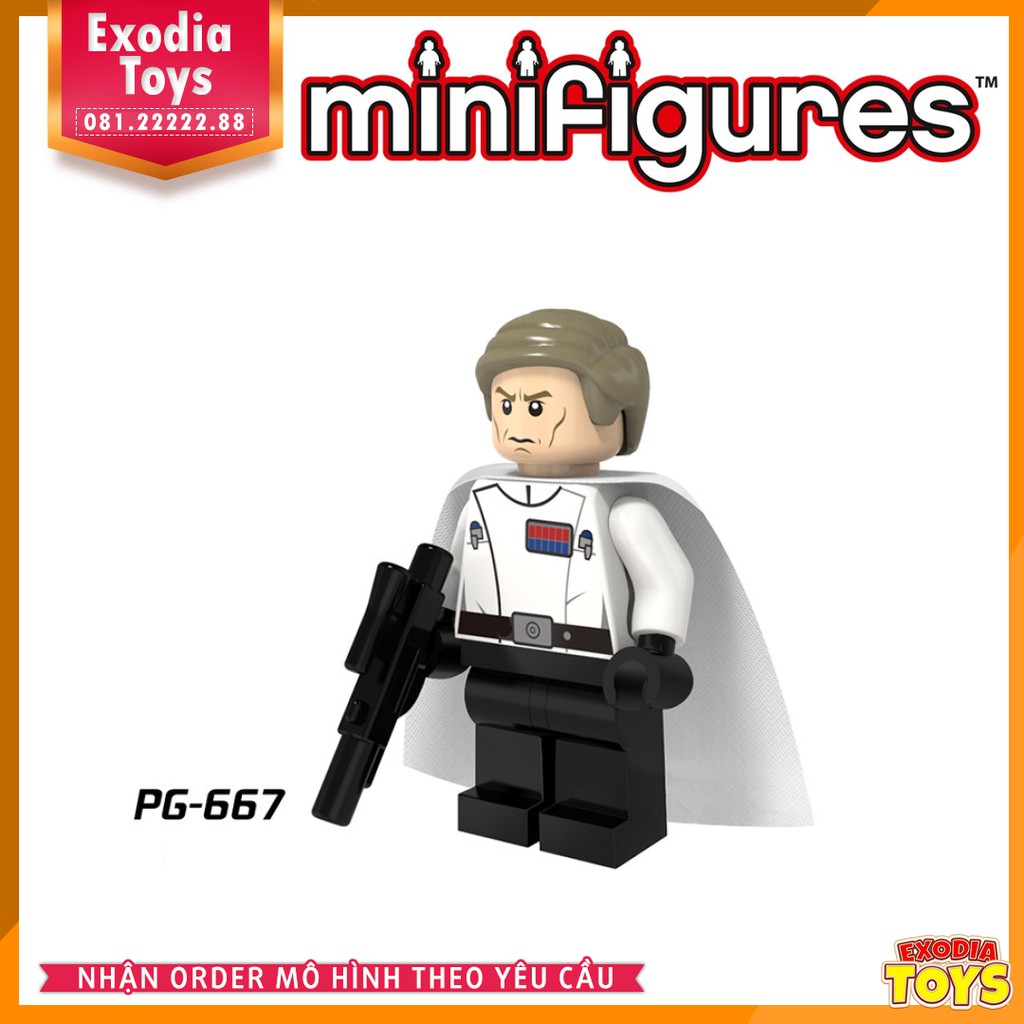 Xếp hình minifigure nhân vật Star Wars : Chiến Tranh Giữa Các Vì Sao - Đồ chơi lắp ghép sáng tạo - POGO 8024