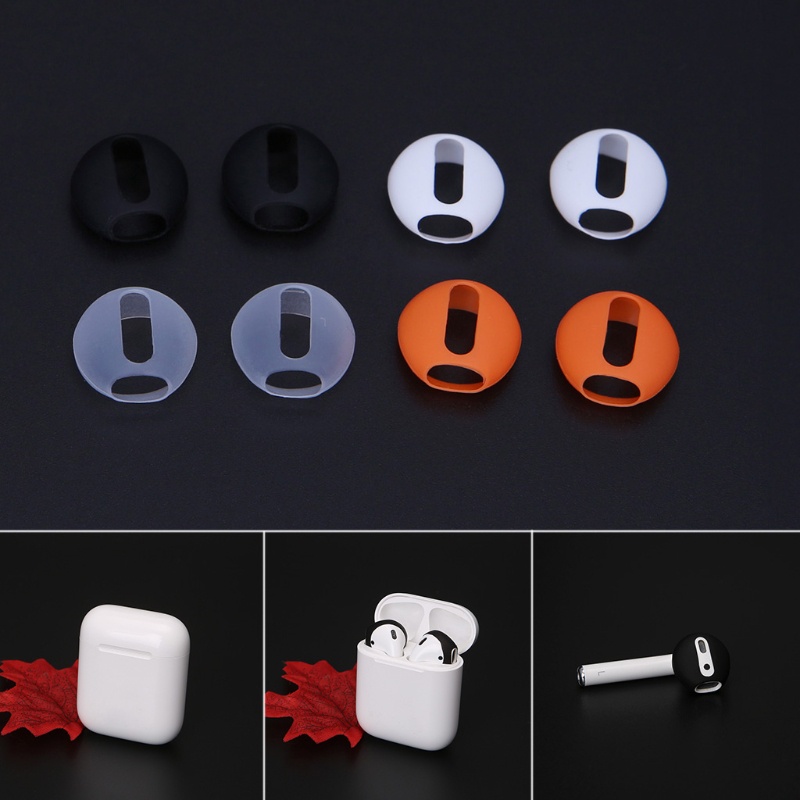 Bộ 4 Nút Bọc Đầu Tai Nghe Bằng Silicone Siêu Mỏng Chống Trượt
