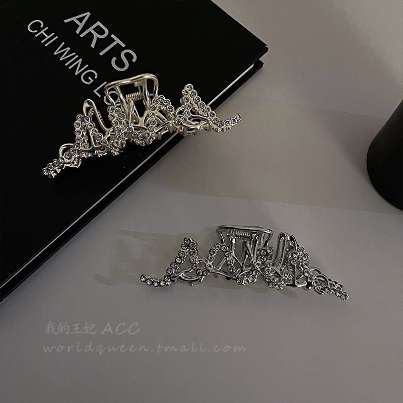 Kẹp Tóc Kim Loại Phối Dây Xích Dài Kiểu Hàn Quốc Thời Trang Cho Nữ