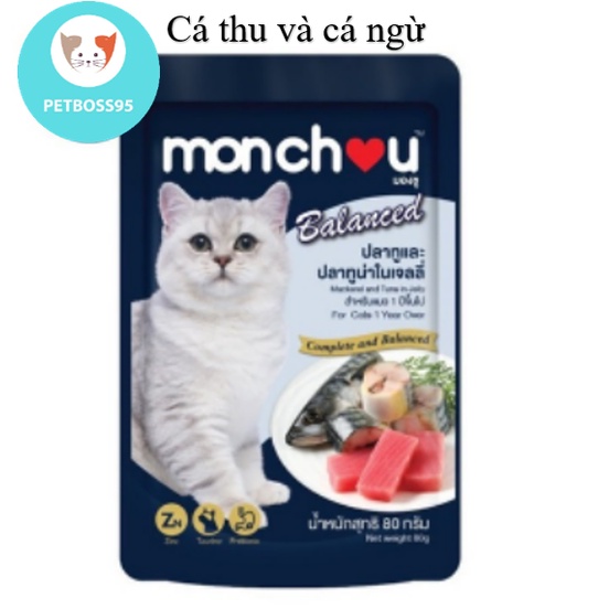 PATE MONCHOU DẠNG NHUYỄN (MOUSE) NỘI ĐỊA THÁI LAN 80G