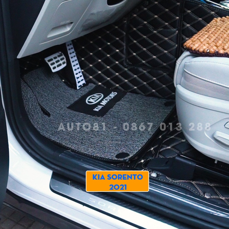 Thảm lót sàn ô tô, lót sàn ô tô xe hơi 6D da Carbon cao cấp cho xe 4-5 chỗ hàng thiết kế