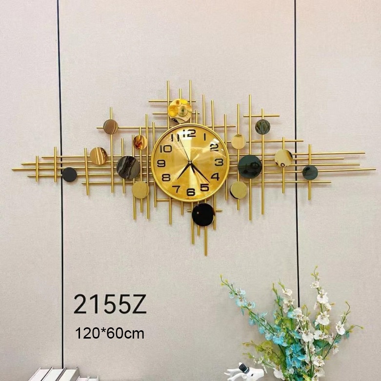 Đồng hồ trang trí decor 3D thương hiệu BISA Chính Hãng Bảo Hành 5 năm size 120cm
