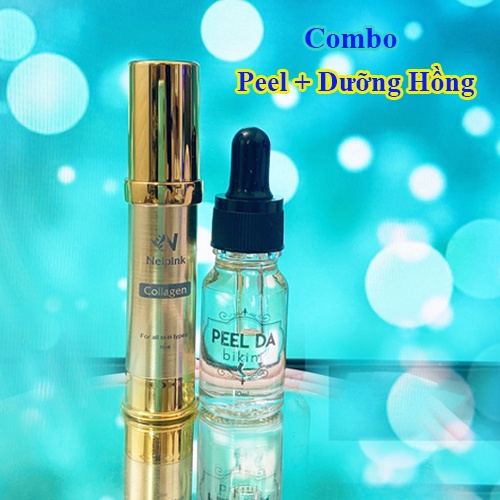 Bộ Kem Làm Hồng Nhũ Hoa Kèm Peel Dưỡng Khử Thâm Vùng Kín Neipink 10ml