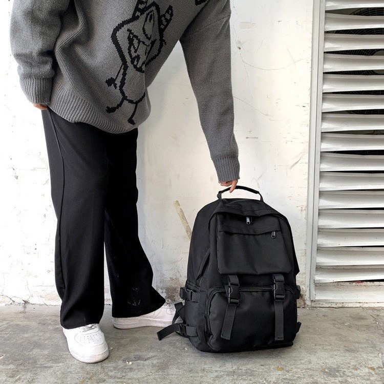 [TẶNG STICKER] Balo Ulzzang Basic Phong Cách Hàn Quốc, Balo Chống Thấm Nước