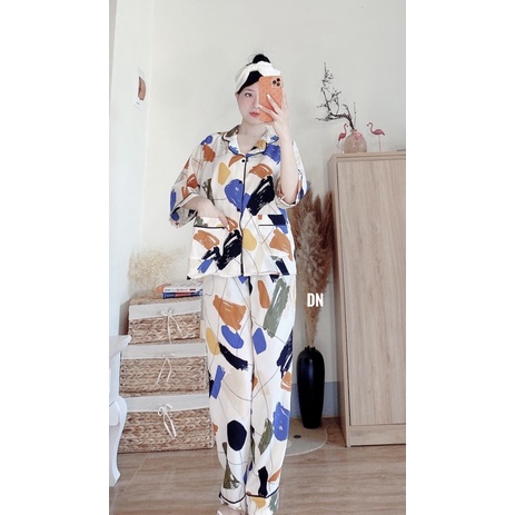 BỘ PIJAMA LỤA CAO CẤP CÁNH DƠI CỘC DÀI | BigBuy360 - bigbuy360.vn