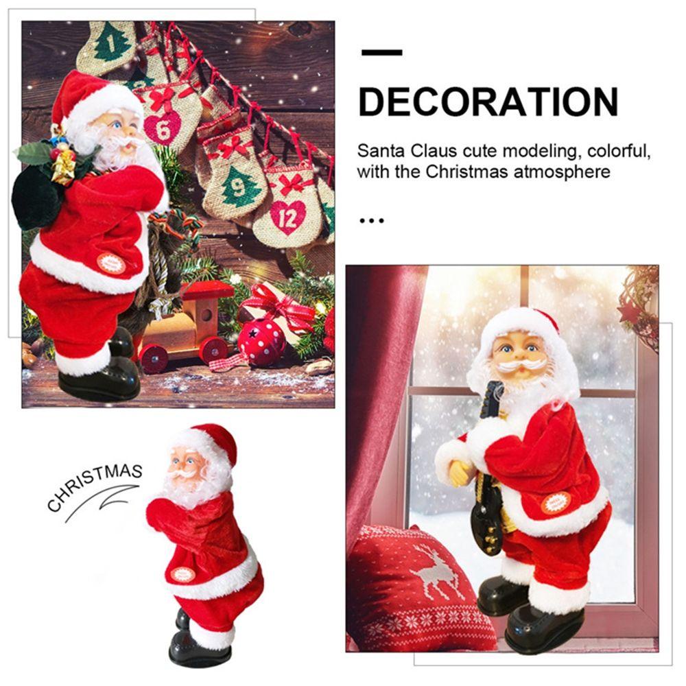 Búp Bê Trang Trí Giáng Sinh Năm Mới Hình Ông Già Noel Bằng Điện KENT1