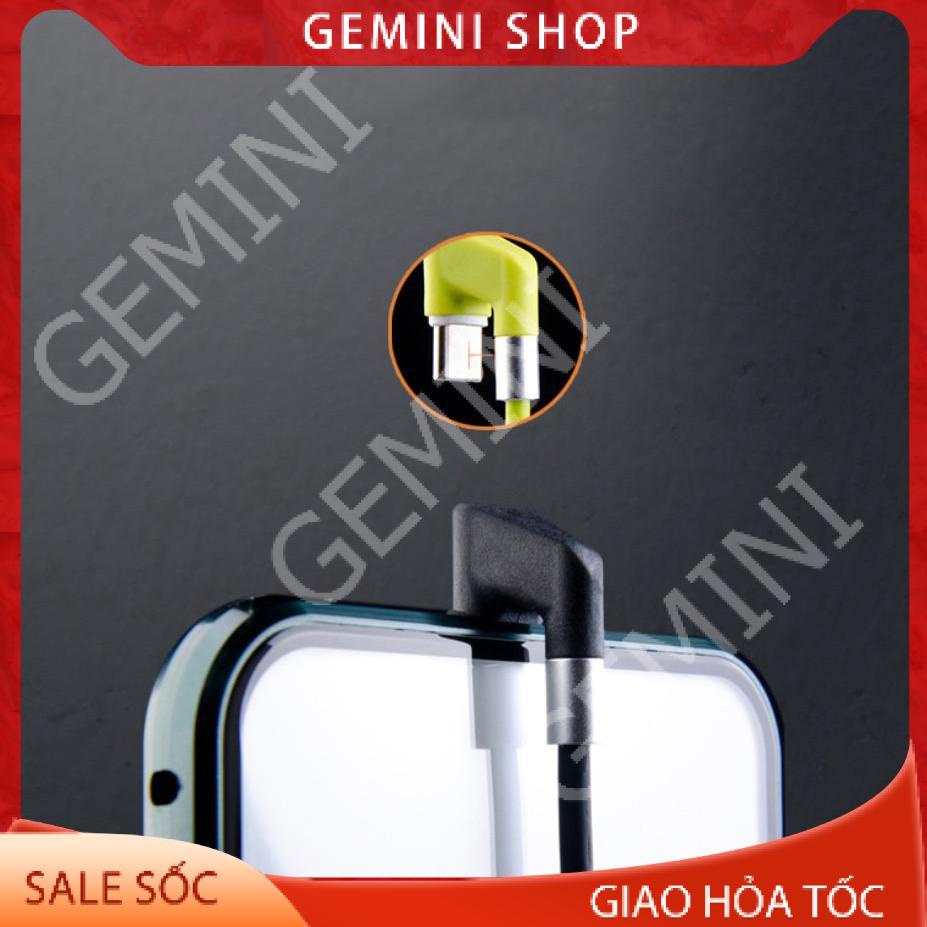 Cáp Sạc Nhanh Type C-cho IPtablet táo 90 Khuỷu 2,4A 1,2m chống đứt mã V8 GEMINI SHOP