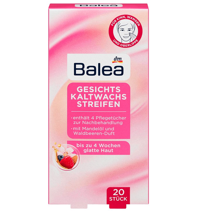 Dán tẩy lông Mặt Balea 20 miếng - Đức