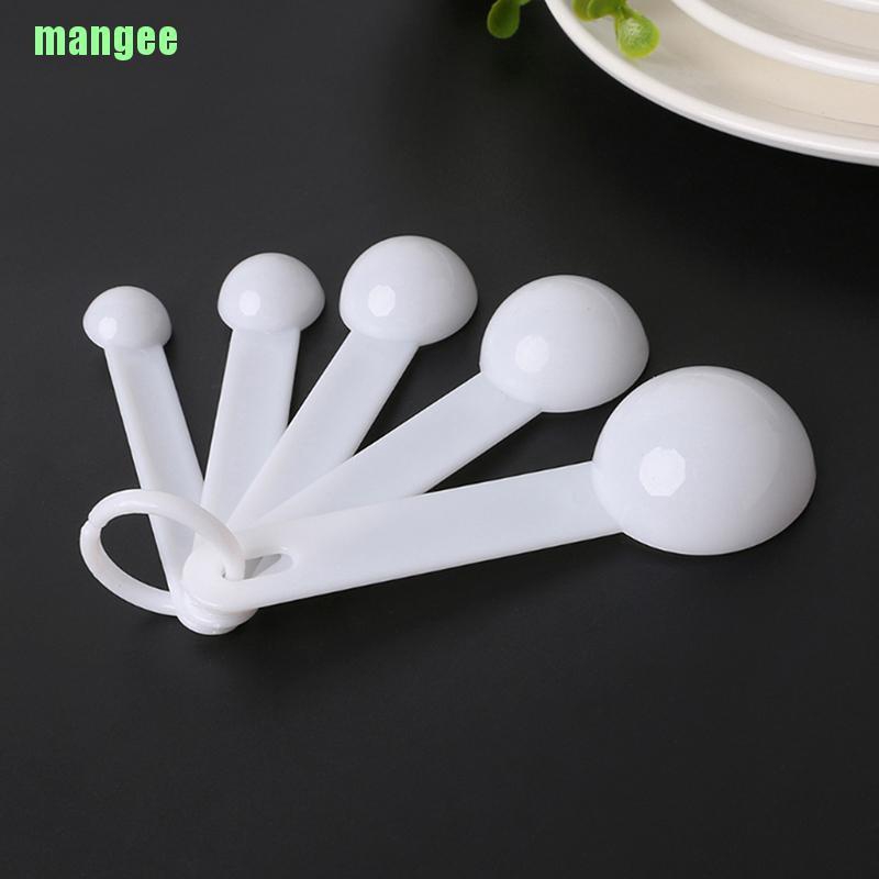 Set 5 Muỗng Đo Lường Bằng Nhựa Chuyên Dụng Khi Làm Bánh